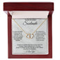 To My Beautiful Soulmate | I Love You - Double Heart Necklace