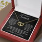 To My Gorgeous Soulmate | Double-Heart Necklace