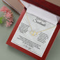 To My Beautiful Soulmate | I Love You - Double Heart Necklace