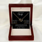 To My Beautiful Wife | Love Your Husband - Double Heart Necklace
