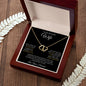 To My Beautiful Wife | Love Your Husband - Double Heart Necklace