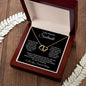 To My Gorgeous Soulmate | Double-Heart Necklace