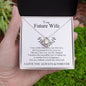 My Future Wife | My Other Half - Love Knot Necklace