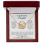 My Beautiful Daughter | Love & Light - Interlocking Hearts Necklace