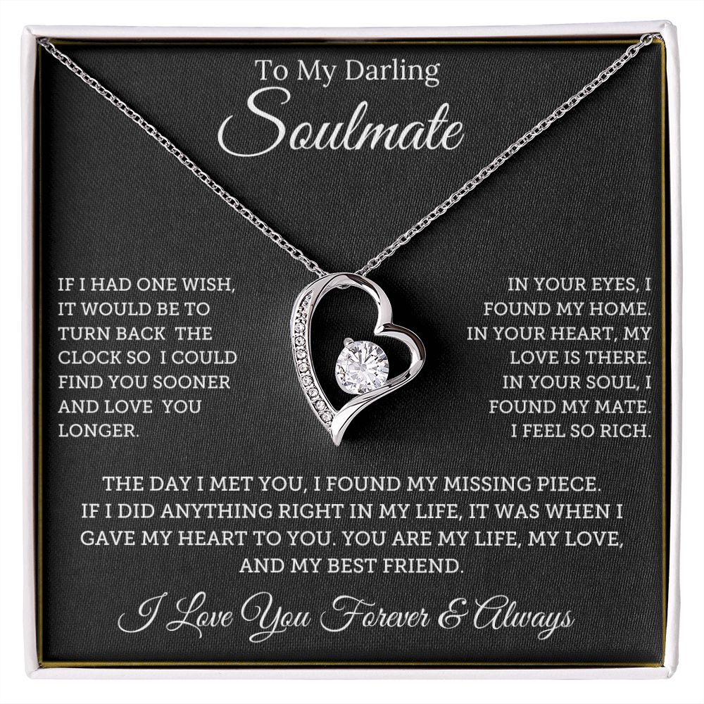 To My Darling Soulmate | Forever & Always - Floating Heart