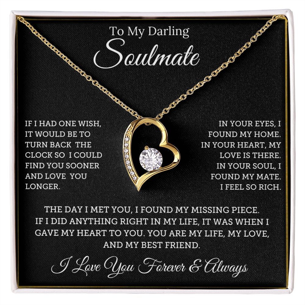 To My Darling Soulmate | Forever & Always - Floating Heart