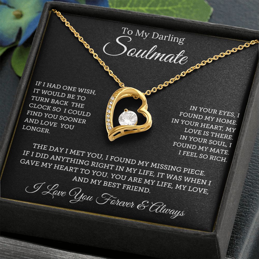 To My Darling Soulmate | Forever & Always - Floating Heart